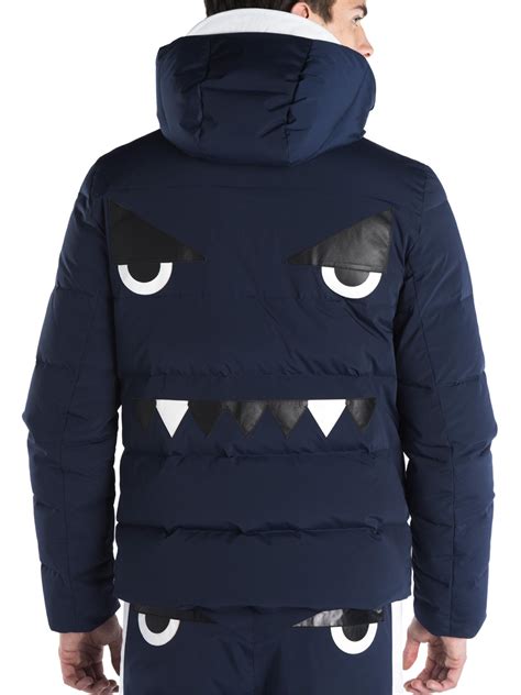 fendi monster eyes puffer jacket